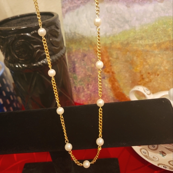 unbranded Jewelry - Vintage Gold pearl necklace